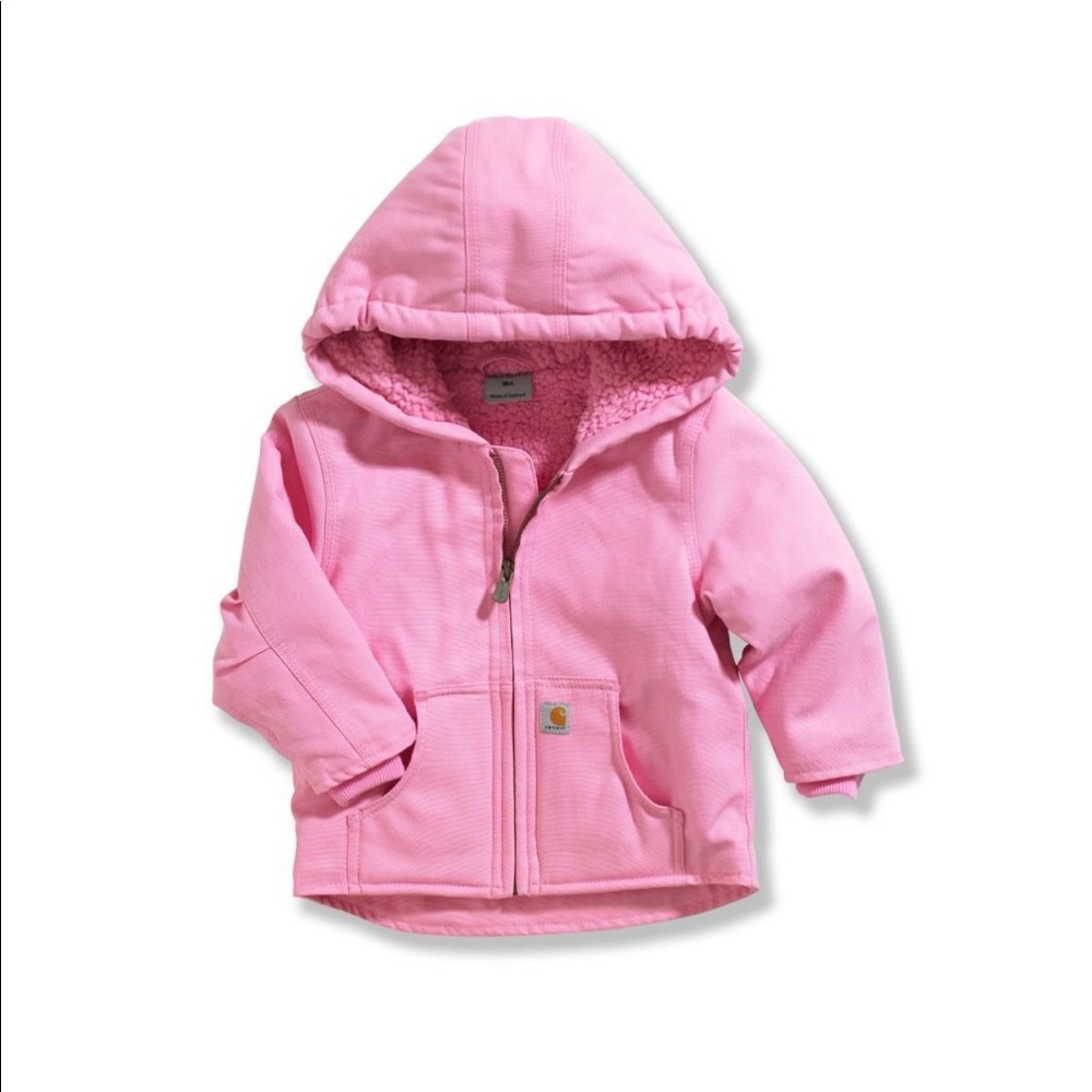 Girls Carhartt Redwood Sherpa-lined Jacket.